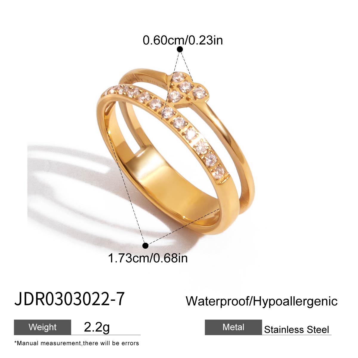 Alysson Gold Love Charm Bracelet - JDR0303022-7 [OJXKNHEP]