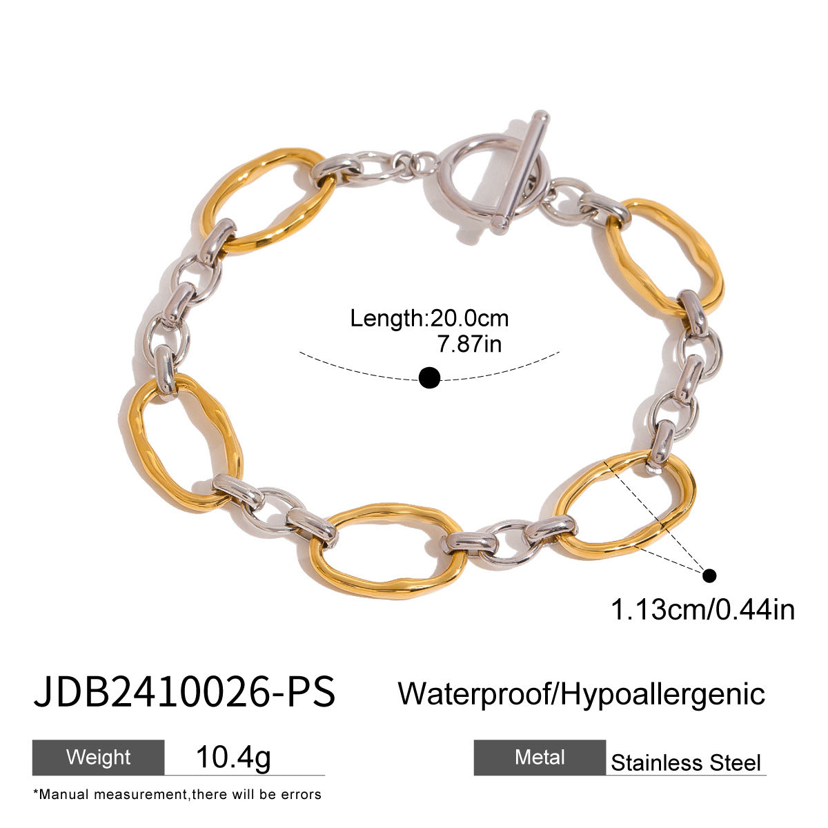 Haisley Titanium Geometric Necklace - JDB2410026-PS [XR5AWLAO]
