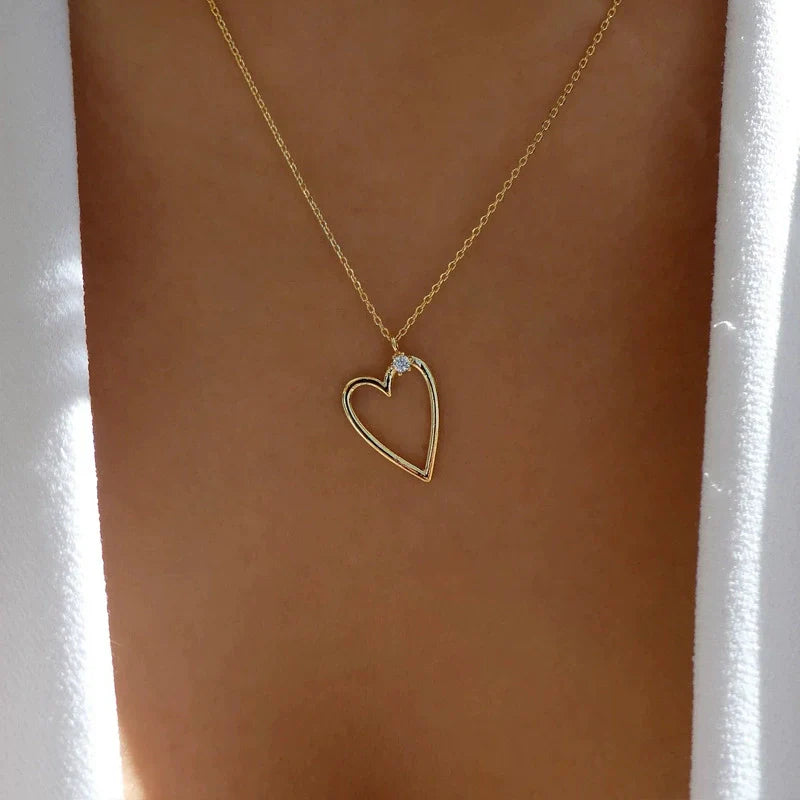 Brileigh Crystal Triangle Necklace - N0310-5