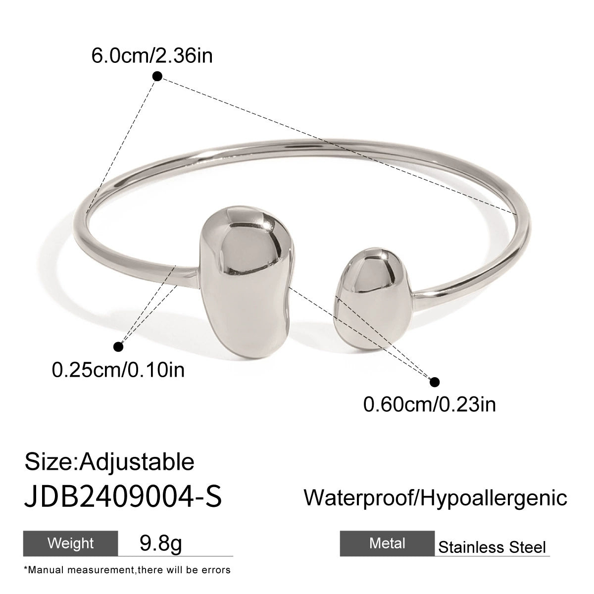 Journey Gold Water Drop Bangle - JDB2409004-S [HF8Q2P5F]