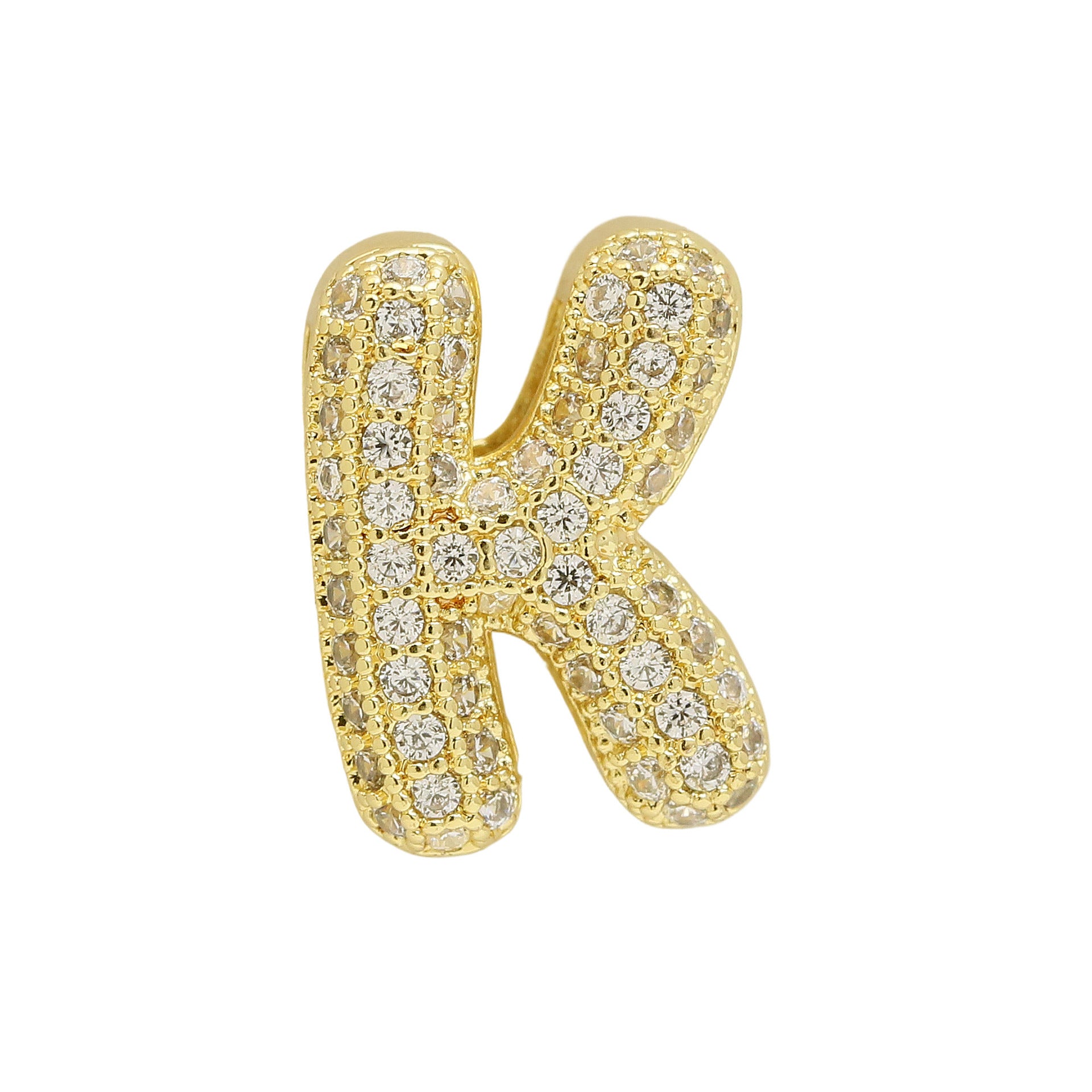 Israa Gold Bubble Letter Bracelet - K [I0VVWCML]
