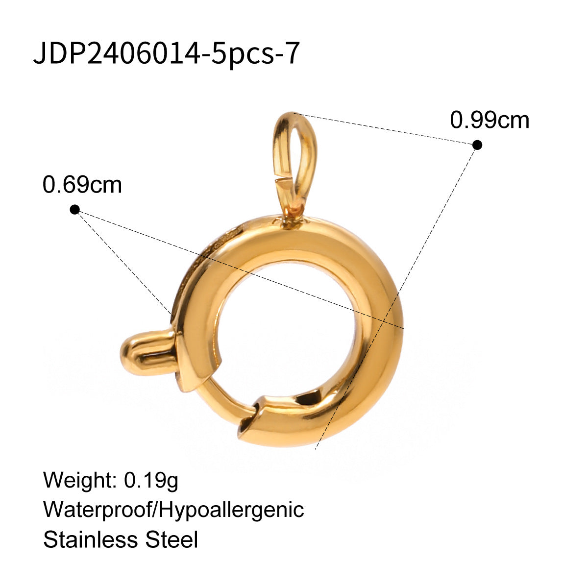 Finlee Pearl Jewelry Components - JDP2406014 (5pcs) [OO9V6W59]