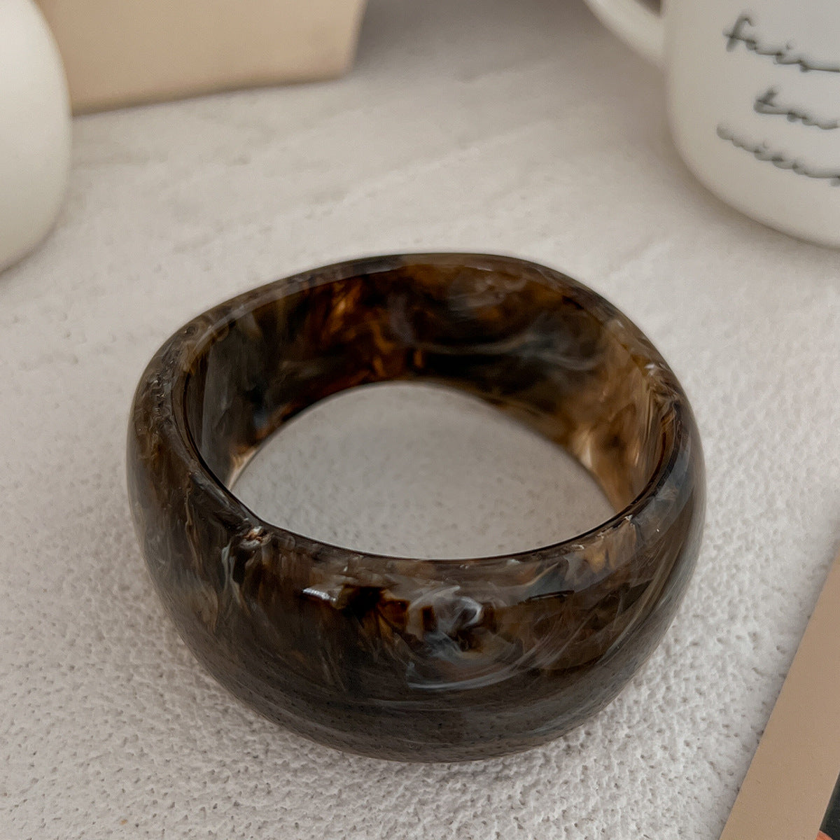 Merci Irregular Resin Bracelet Set - Style 3 [UNP0PVTL]