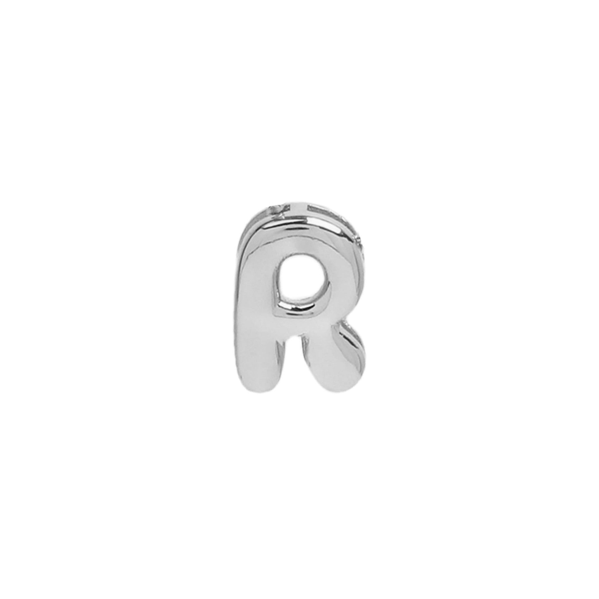 Rina Bubble Initial Charm - Platinum R (Charm) [7PCOTEV6]