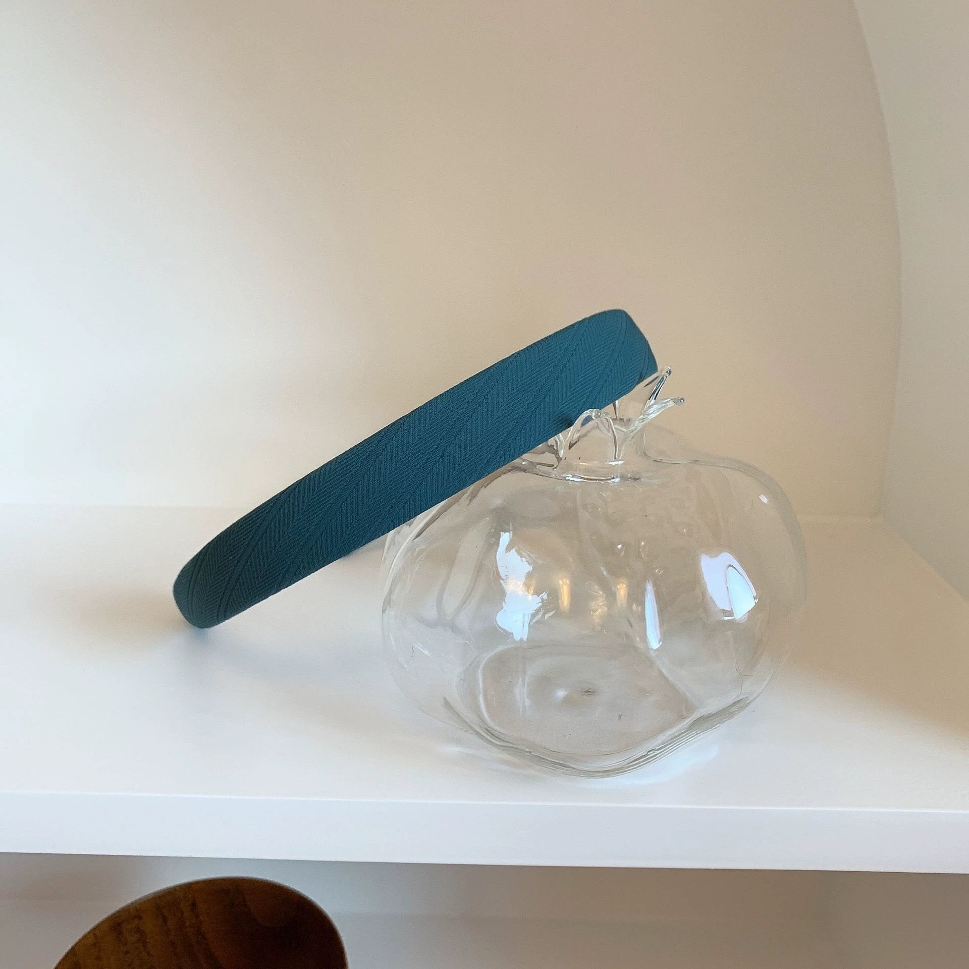 Saraiya Elegant Fabric Headband - Peacock Blue [3DTU04EN]