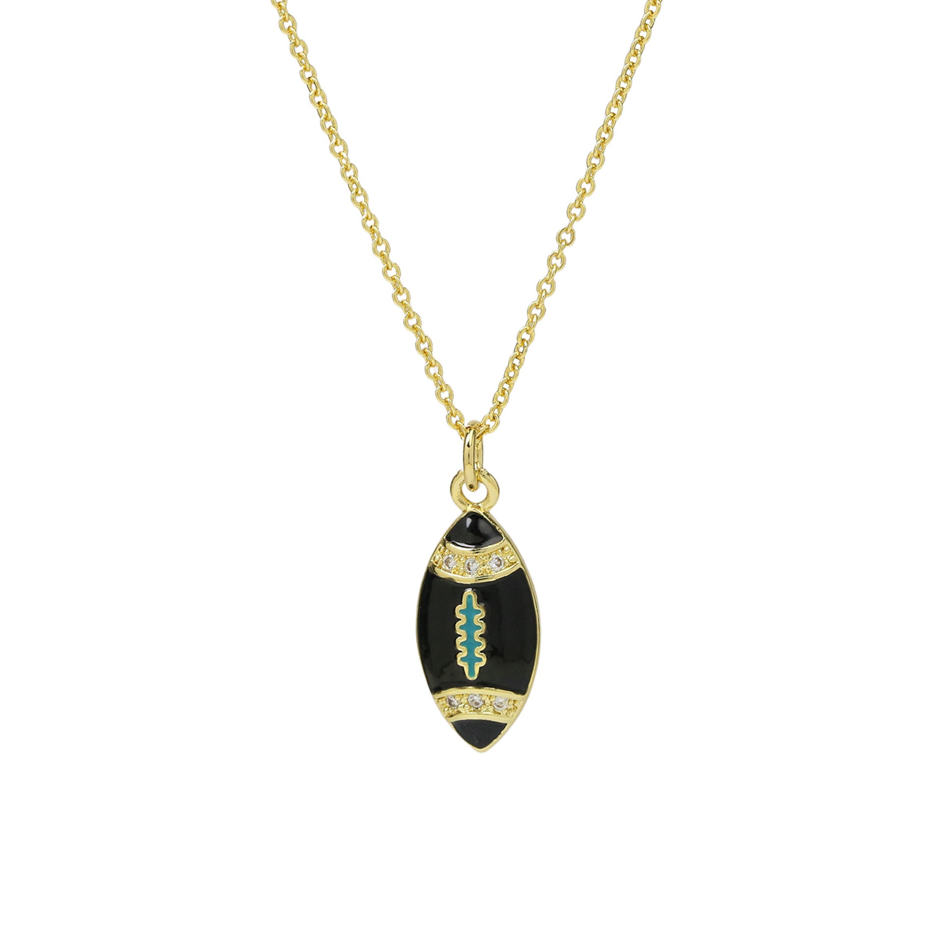 Adina Gold Sports Necklace - Sphere [VU22L8JV]