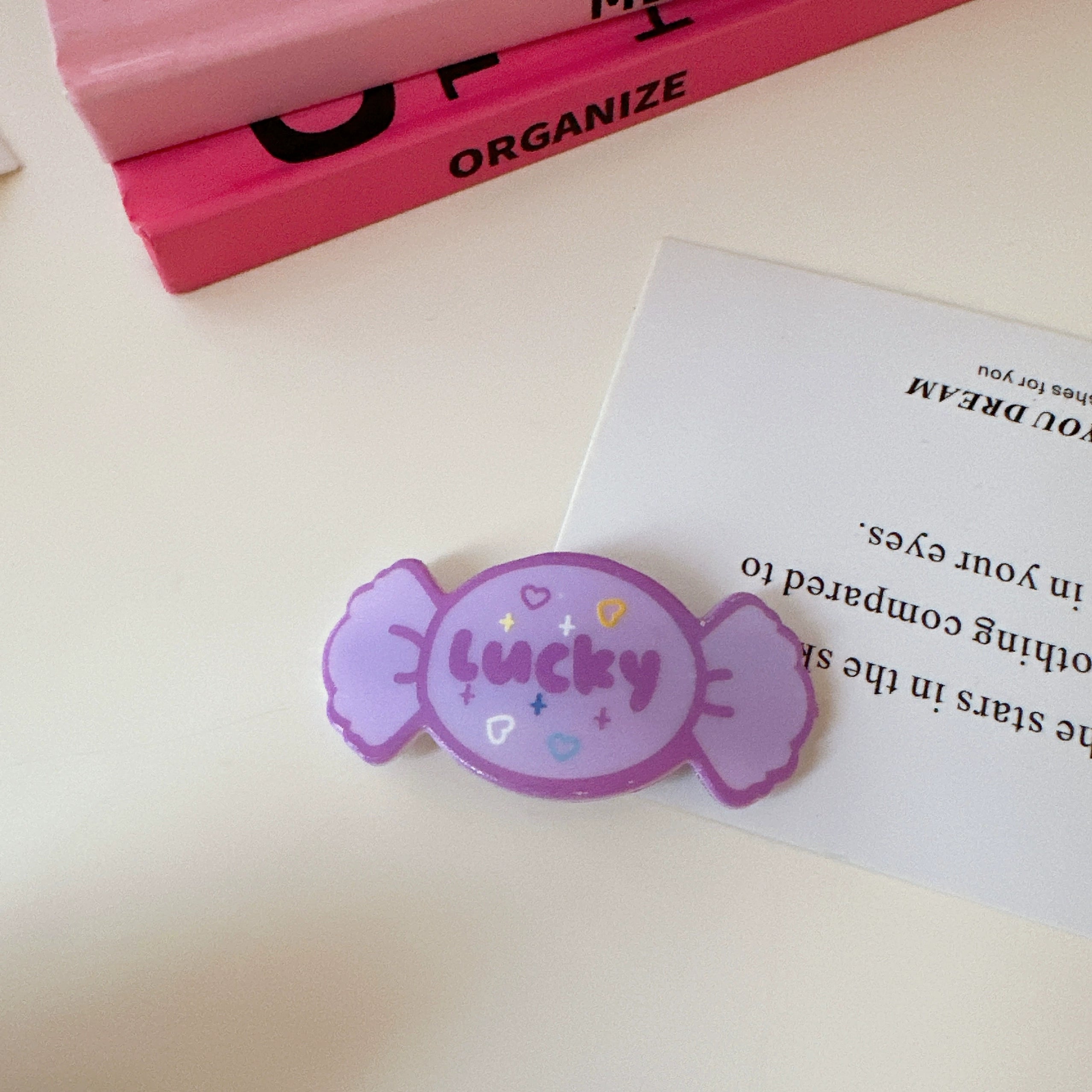 Mckenna Sweet Candy Hair Clips - Purple (Single) [XB113KCC]