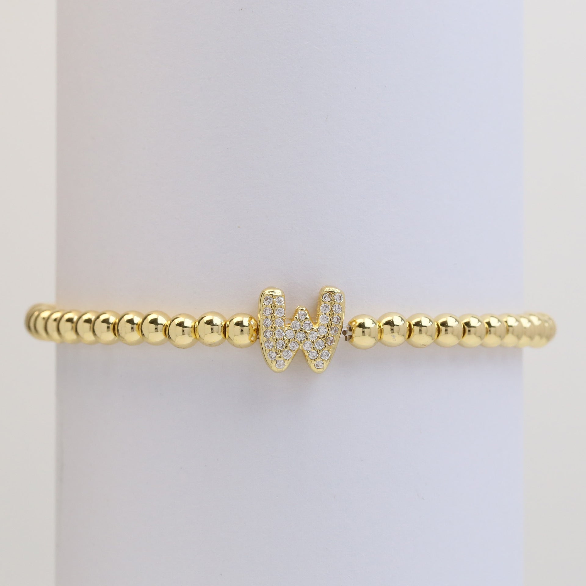 Aloni Bubble Letter Bracelet - Gold W [JUPFUO8I]