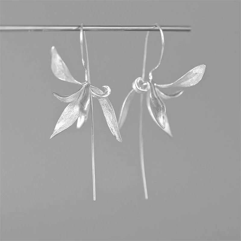 Toby Orchid Metal Studs - Silver [KVHHURW3]