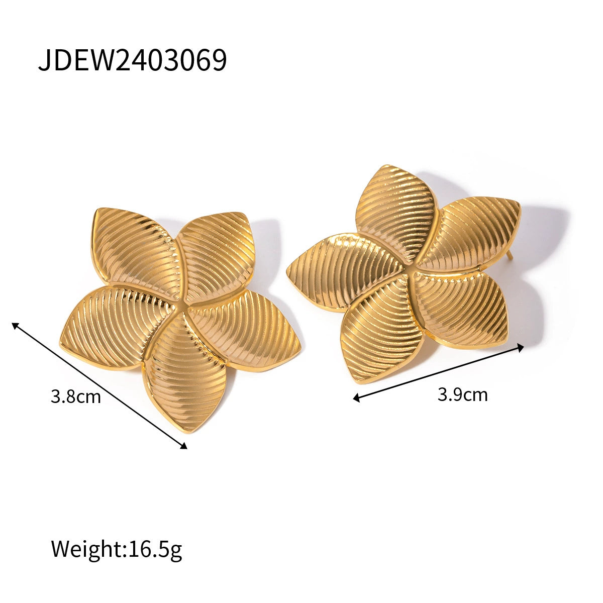 Jaxon Petal Pearl Hoops - JDEW2403069 [75S4ISVG]