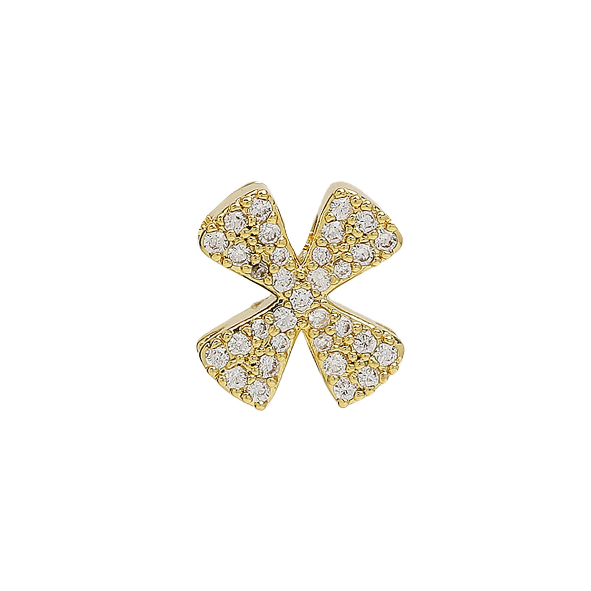 Katheryn Pave Initial Necklace - X [P2OJBQ21]