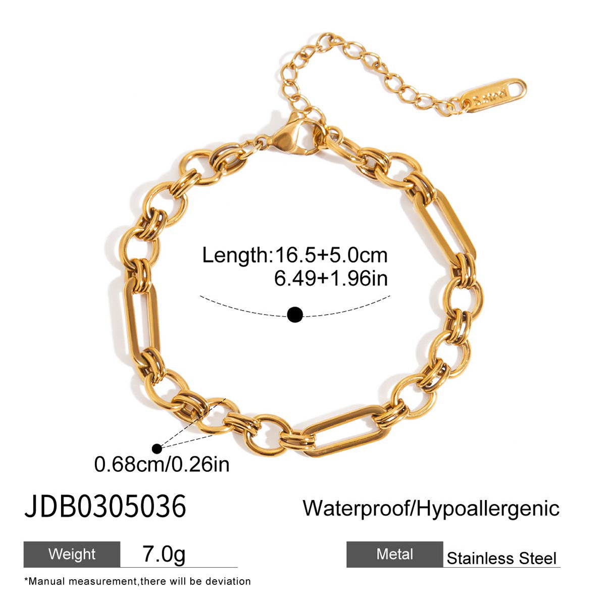 Peri Sleek Oval Bracelet - JDB0305036 [NGWC69QB]