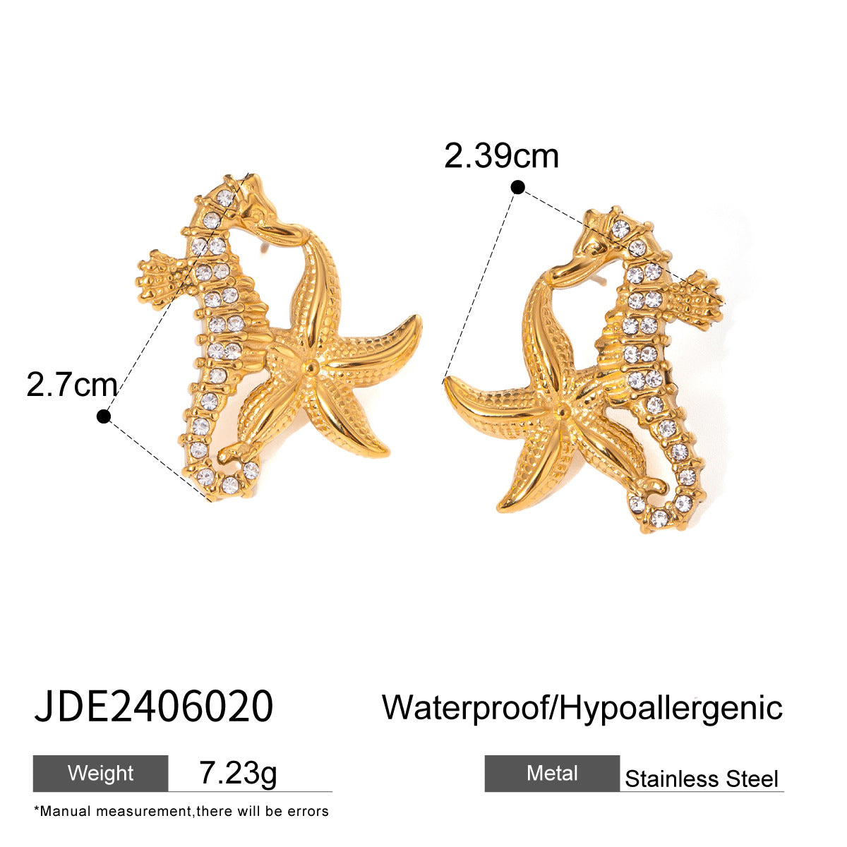 Galilee Seahorse Necklace Earrings - JDE2406020 [XIVGK1CI]