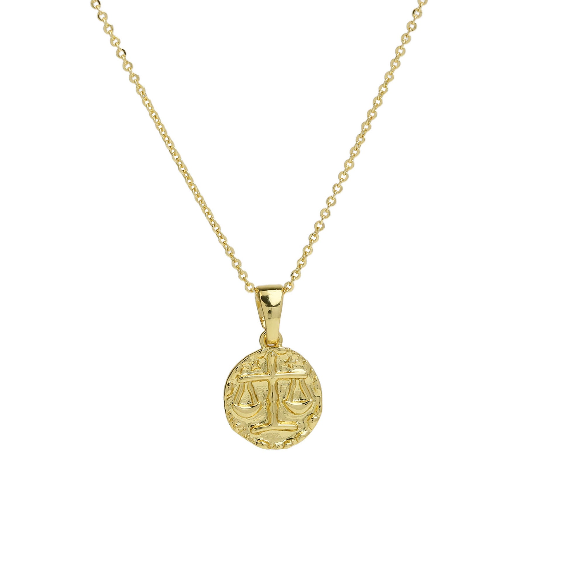 Anayah Zodiac Coin Necklace - Libra [HM5THLKT]
