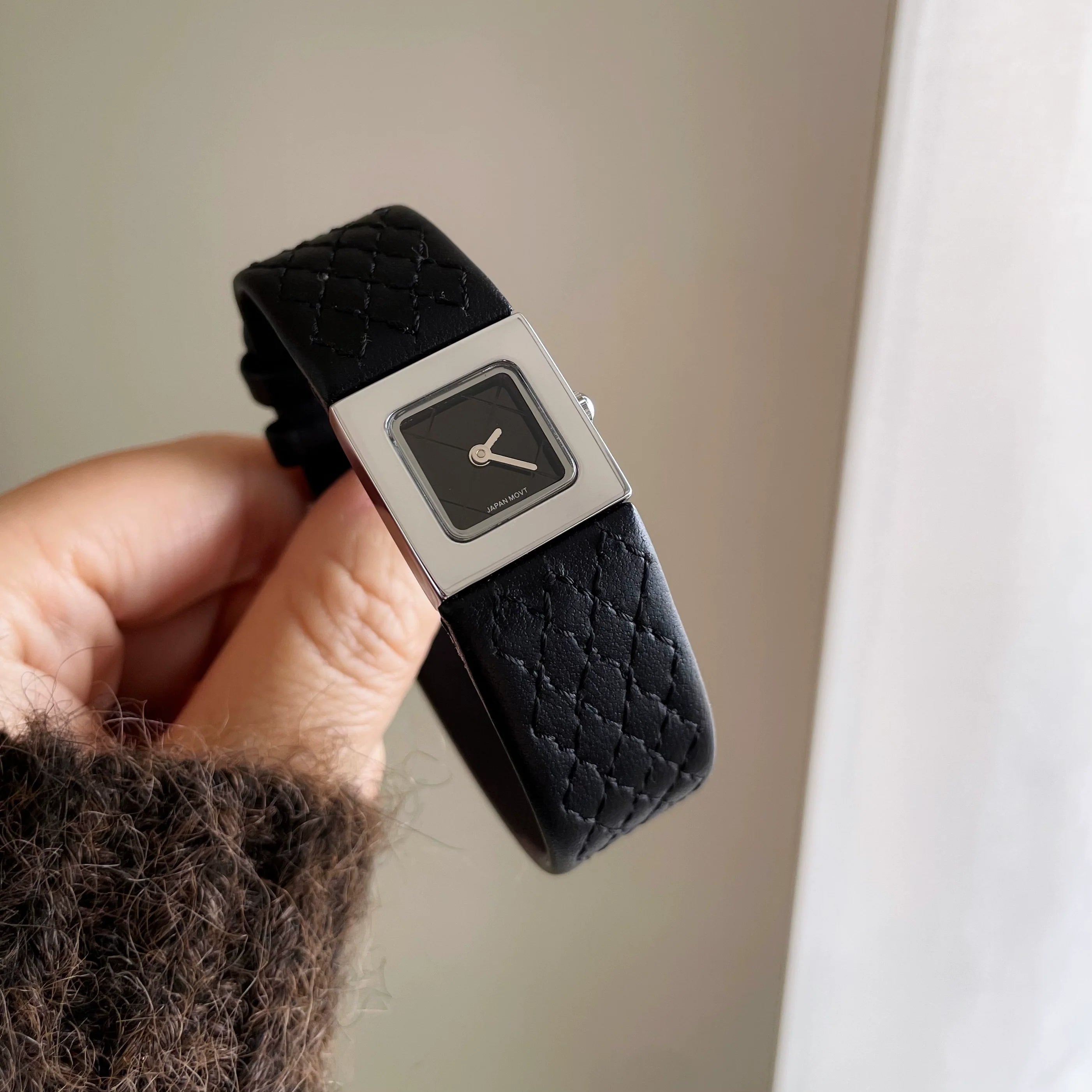 Emely Petite Square Watch - Silver