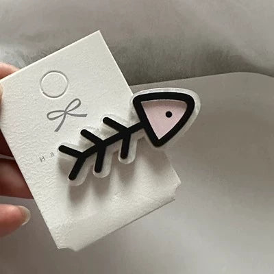 Camillia Whimsical Fish Clips - Small Fishbone [OJGLK2Y5]