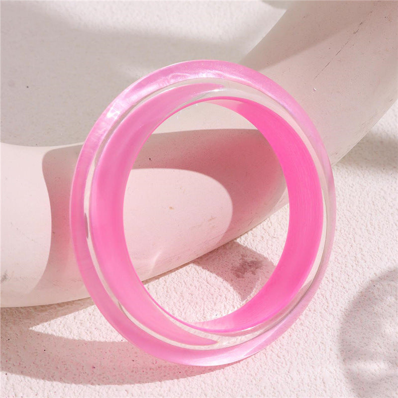 Giuliana Sculptural Jelly Bracelet - Pink 3 [Q5DYMUKQ]