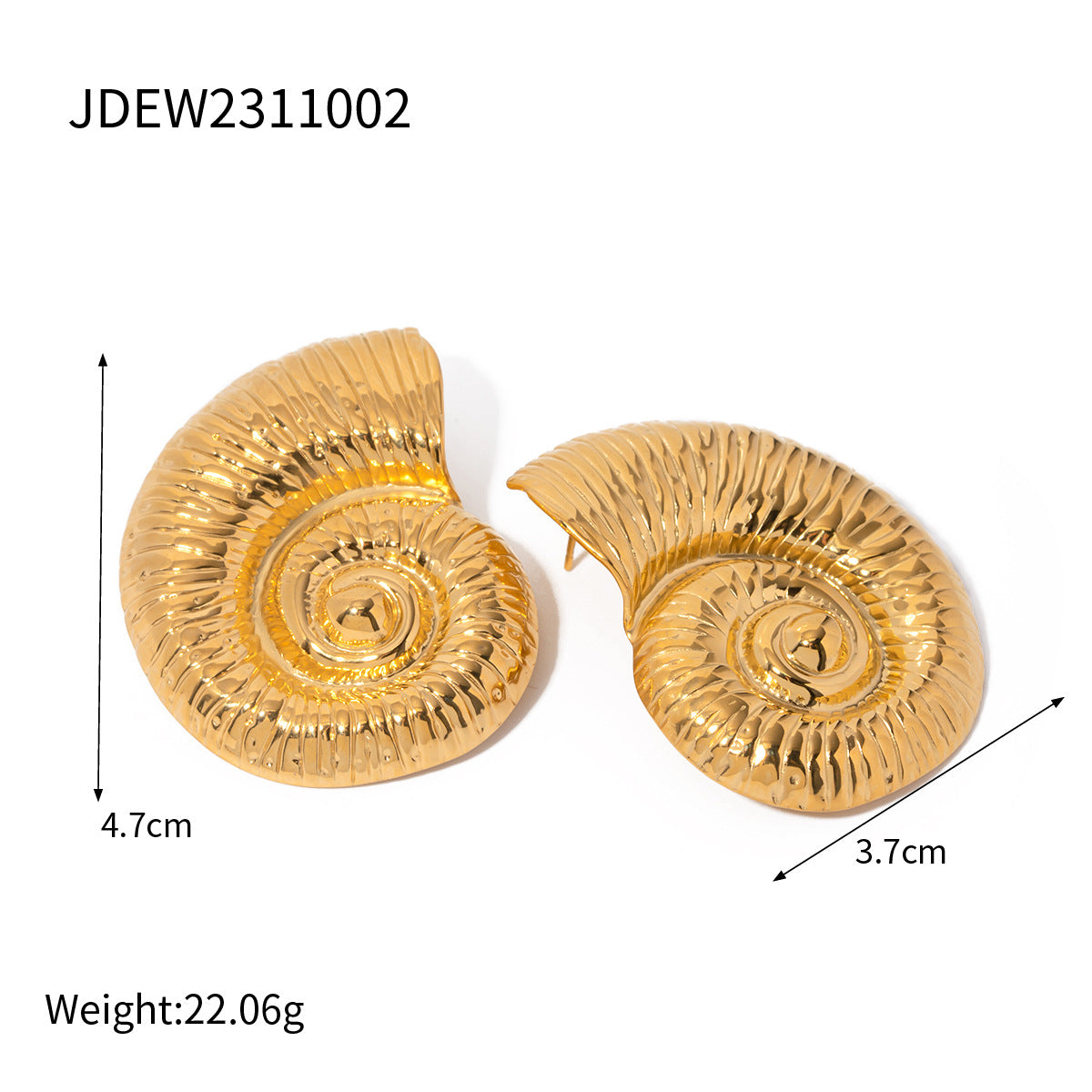 Emaleigh Coastal Conch Earrings - JDEW2311002 [6QU1SM51]