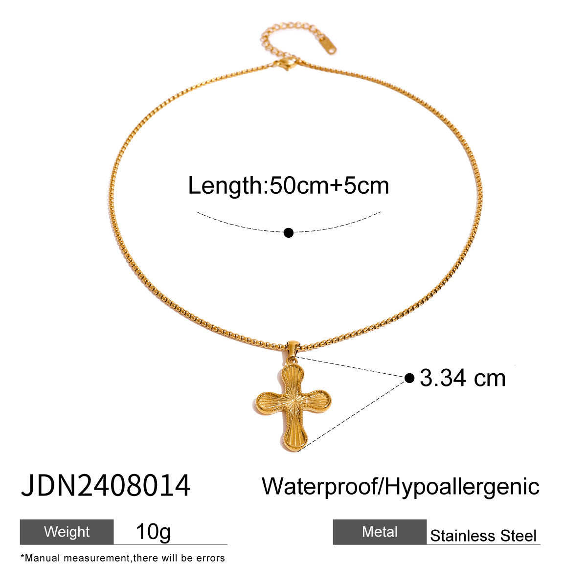Baylei Zircon Cross Necklace - Cross Style 15 [9JMWG2MD]
