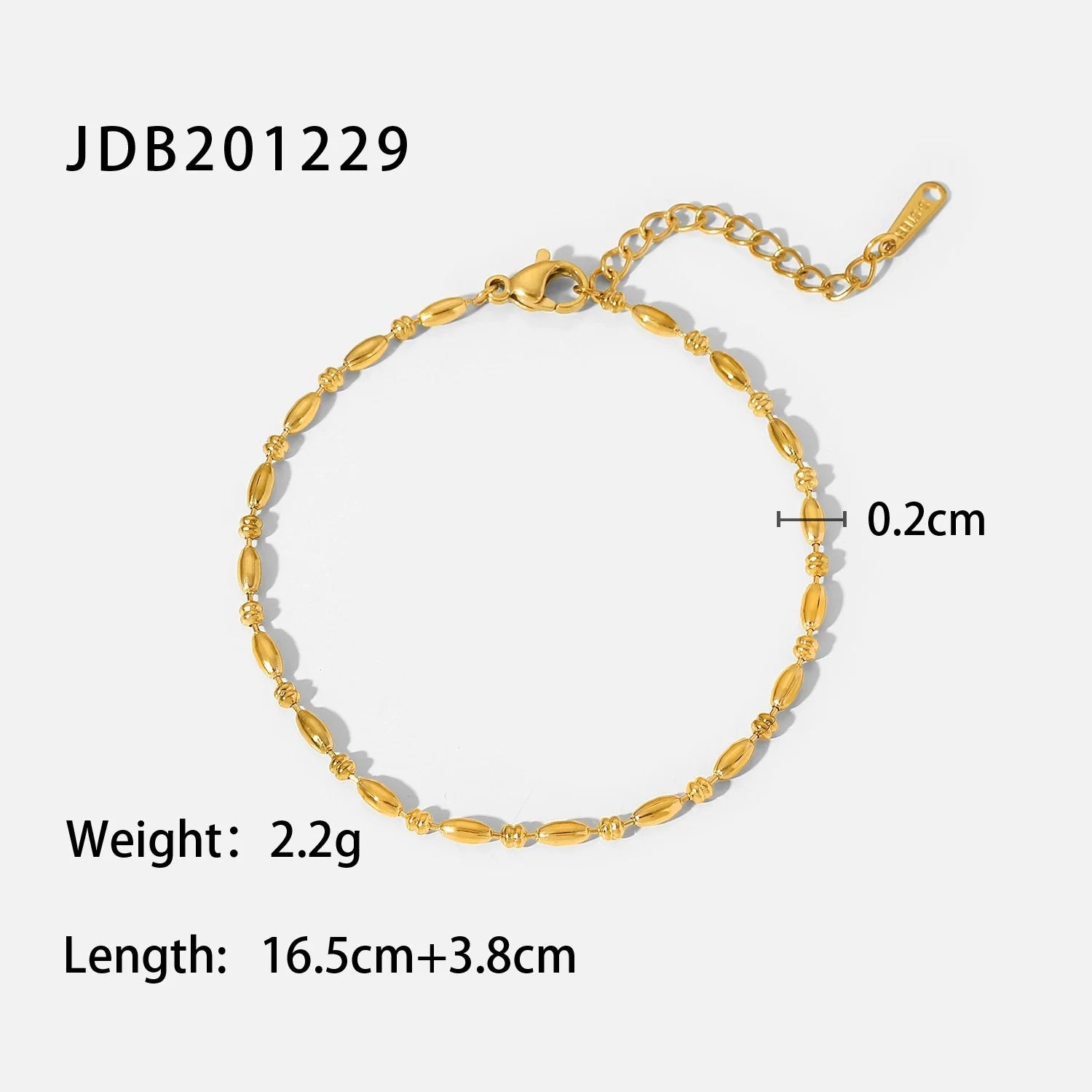 Abygail Delicate Link Bracelet - JDB201229