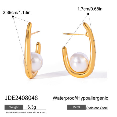 Melah Mixed Geometric Hoops - JDE2408048 [YXH80KL7]