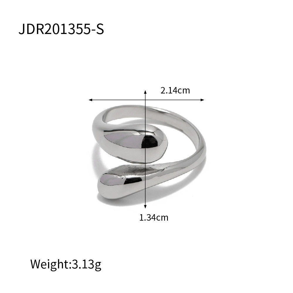 Janely Chunky Colorblock Rings - JDR201355-S [4U34CJSB]