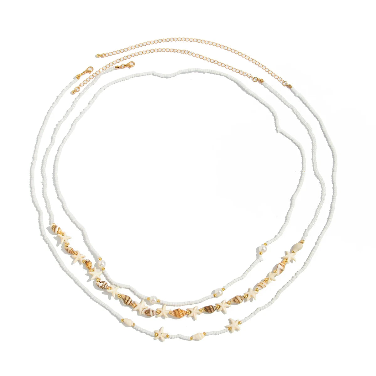Rosemarie Ocean Charm Chain Set - Gold
