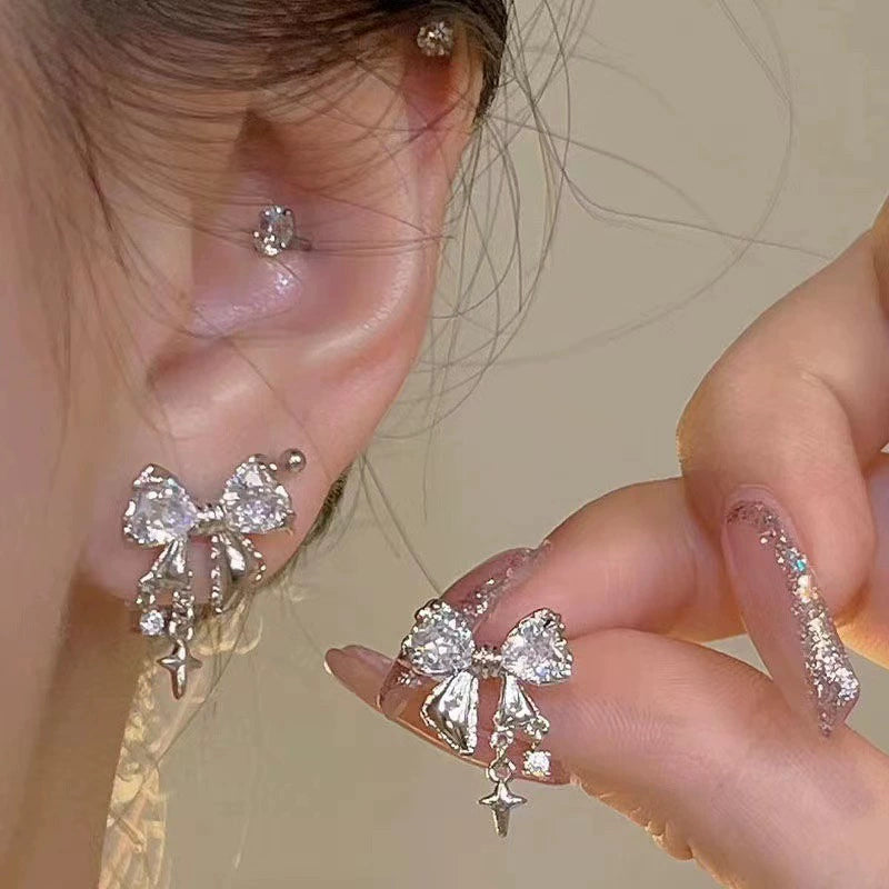 Avacyn Bow Stud Earrings - Style 2 [EZGXY2ZN]