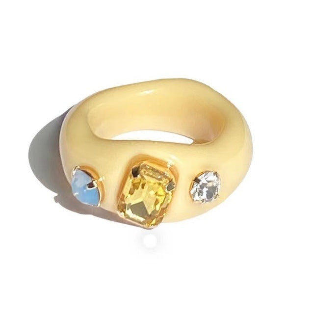 Blayklee Resin Stackable Ring Set - Option 3 [CR4MPF2H]