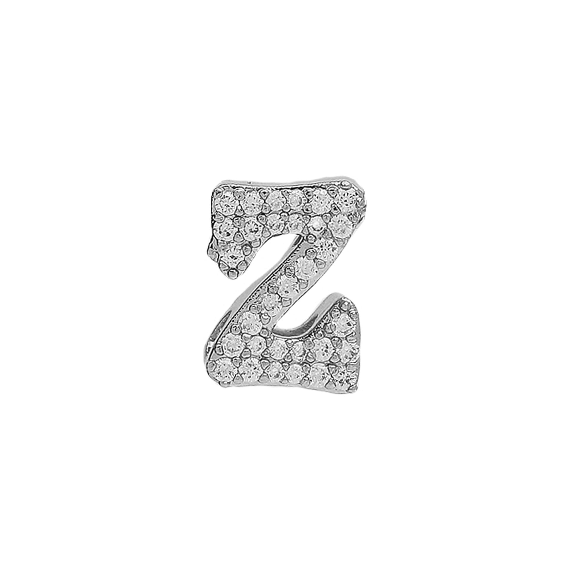 Abella Dainty Initial Jewelry - Silver Z Initial Pendant [0ARPZS0U]