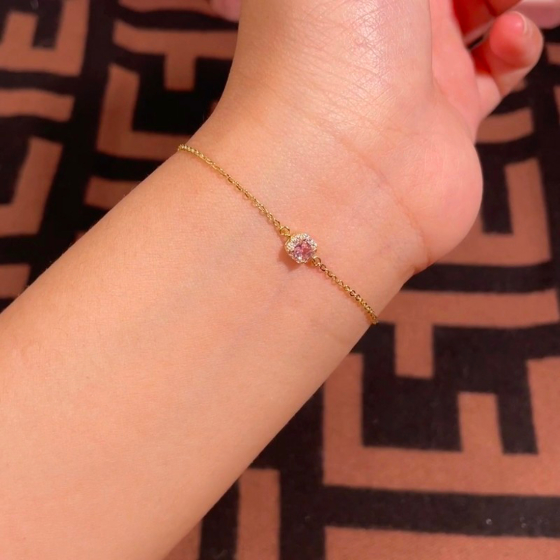 Mera Zircon Star Bracelet - Red Zircon Bracelet