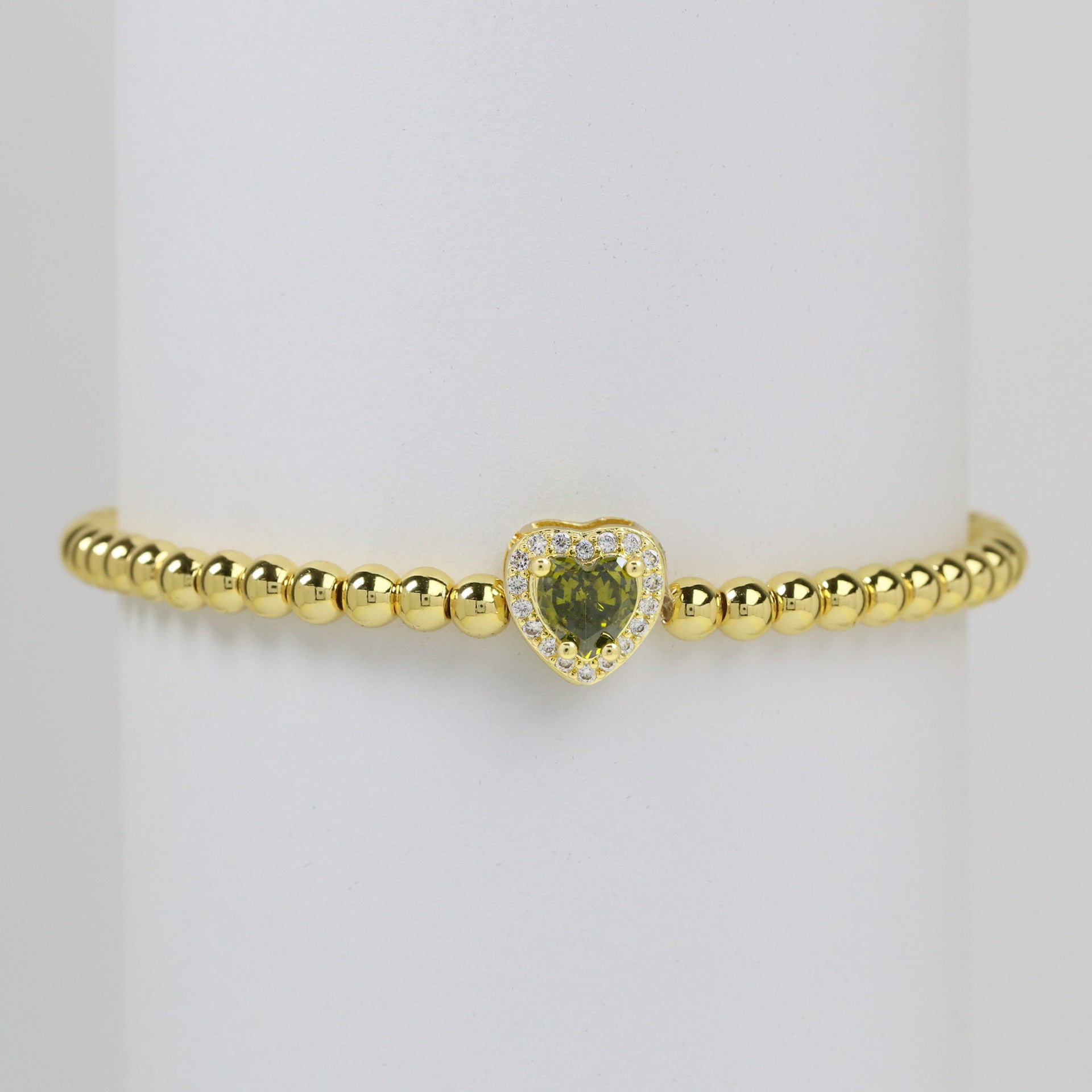Lillyana Birthstone Charm Bracelet - August Birthstone [JN6W6KTV]
