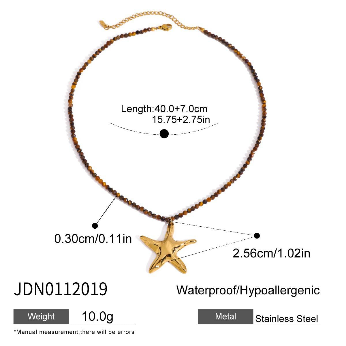 Danae Starfish Layered Necklace - JDN0112019 [3ESHY5BG]