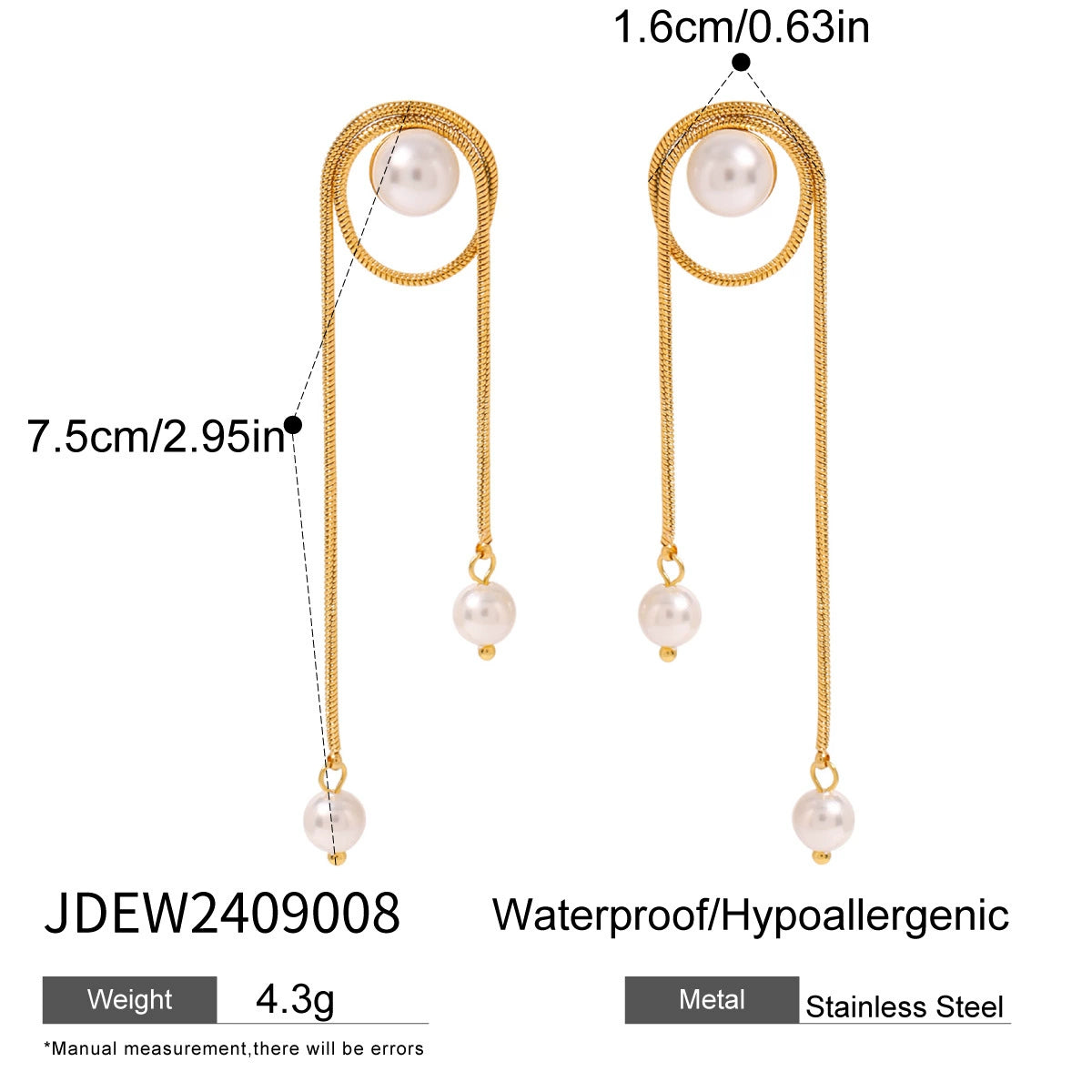Skarlett Statement Tassel Earrings - JDEW2409008 [5V32E6T8]
