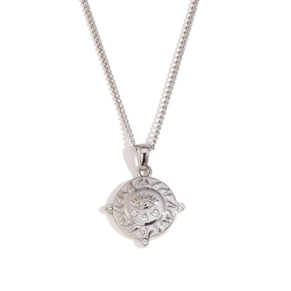 Semira Tarot Charm Necklace - Silver - Eye [Y8WZOSK2]