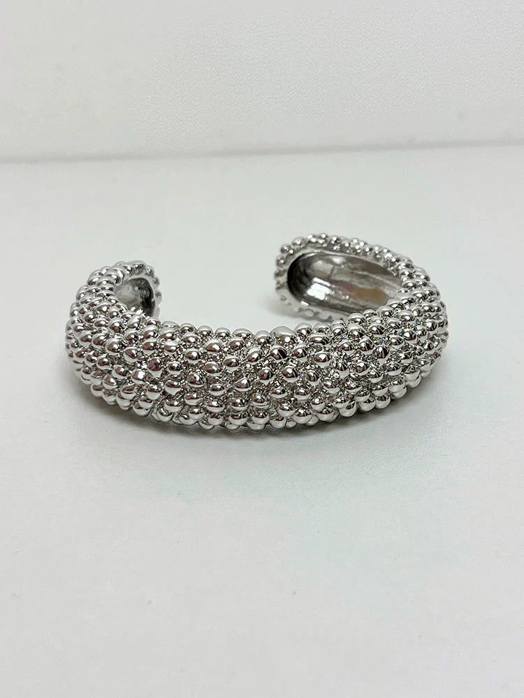 Akayla Molten Metal Armband - Silver [DYCLGAHX]