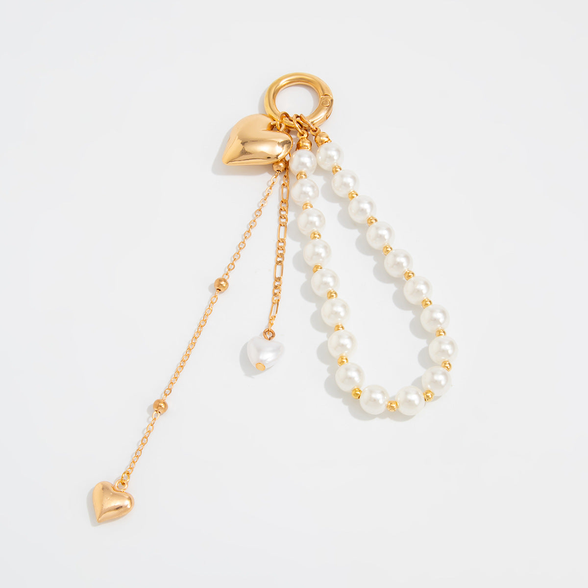 Atalie Pearl Bow Butterfly Keychain - Style 1 [AMWHJYT1]