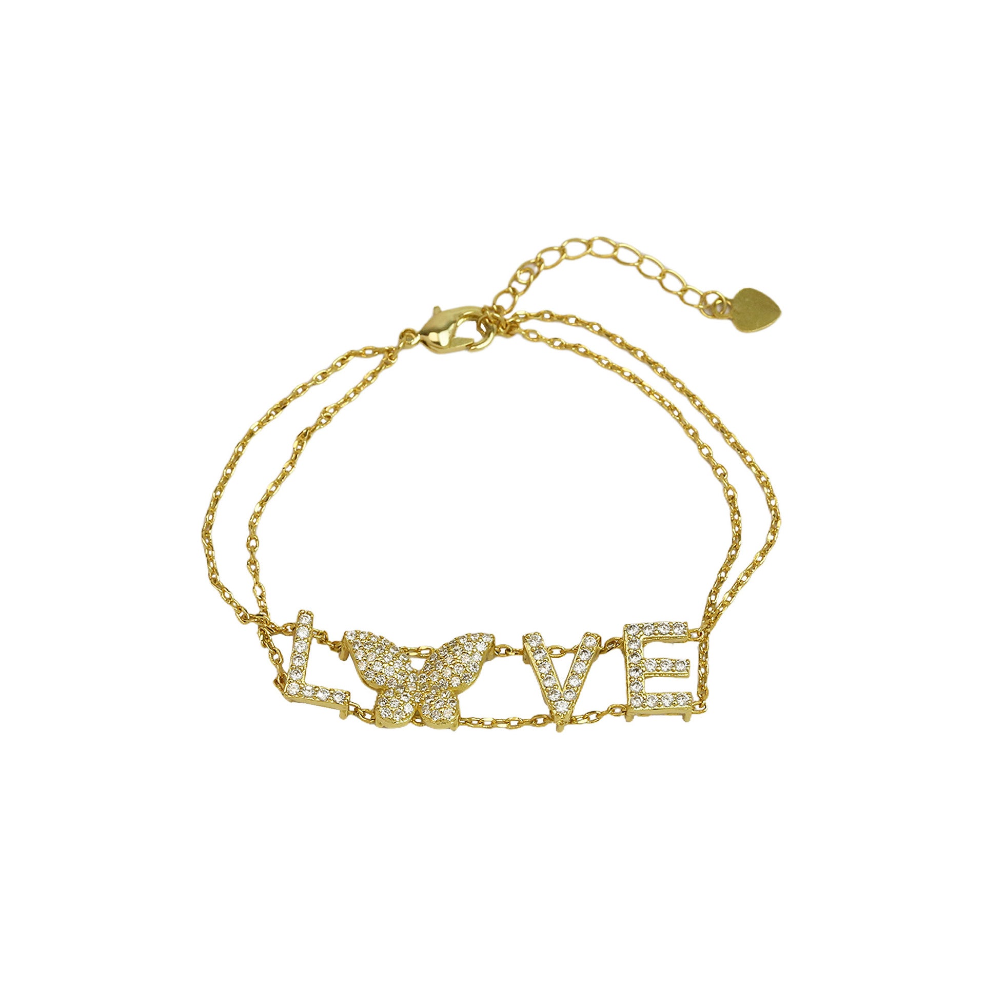 Lachlan Butterfly Charm Bracelet - Style 5 [TD6RTBL4]