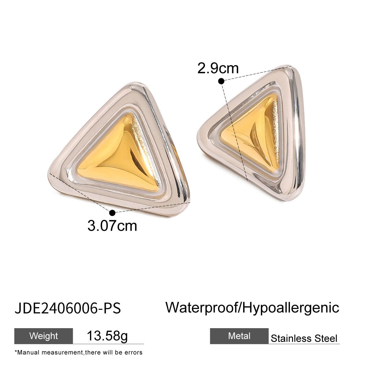 Emily Geometric Contrast Studs - Style 8 [JHOKANXM]