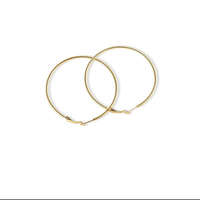 Jessenia Oversized Hoop Earrings - Gold (2cm)