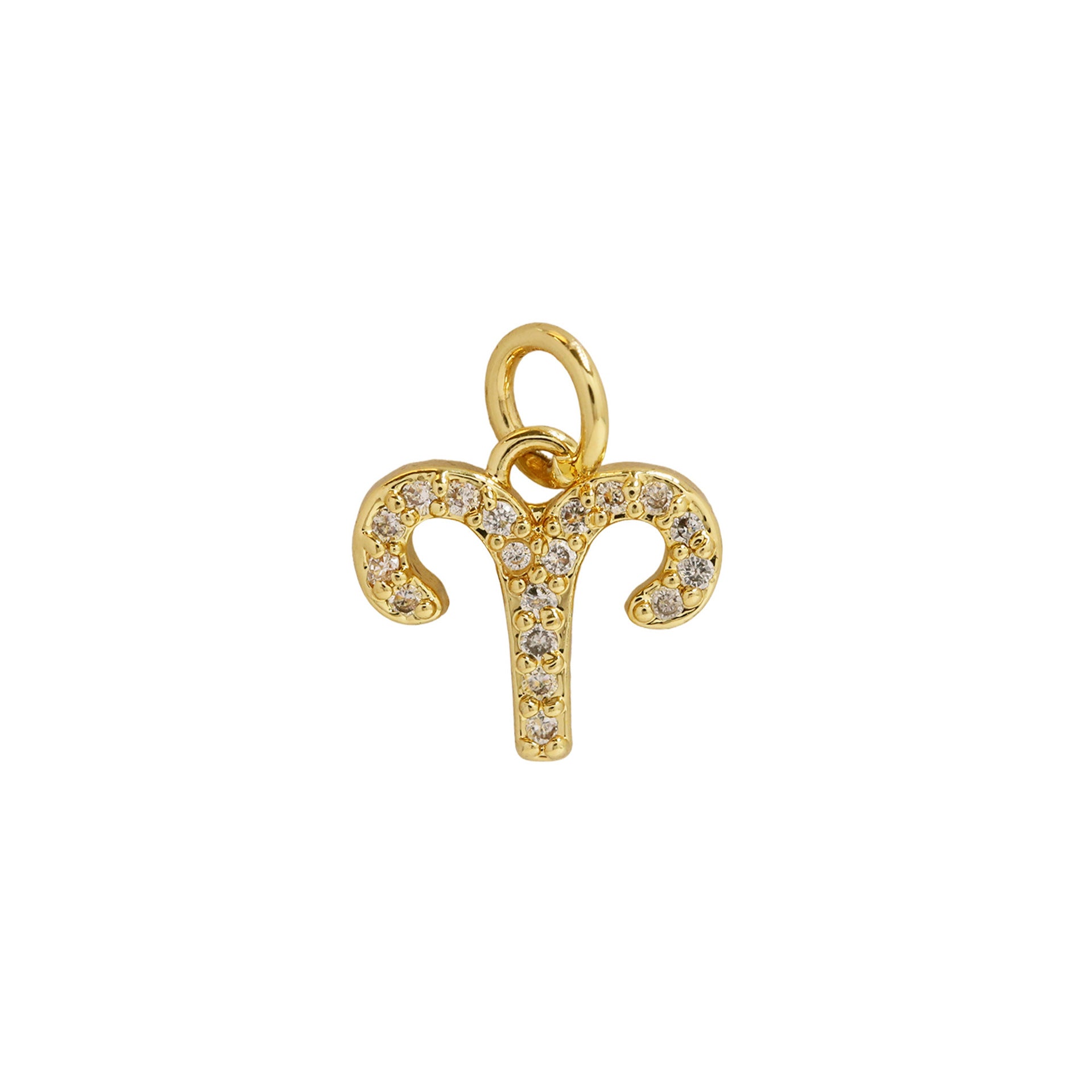 Meena Delicate Zodiac Necklace - Aries [82FR386A]