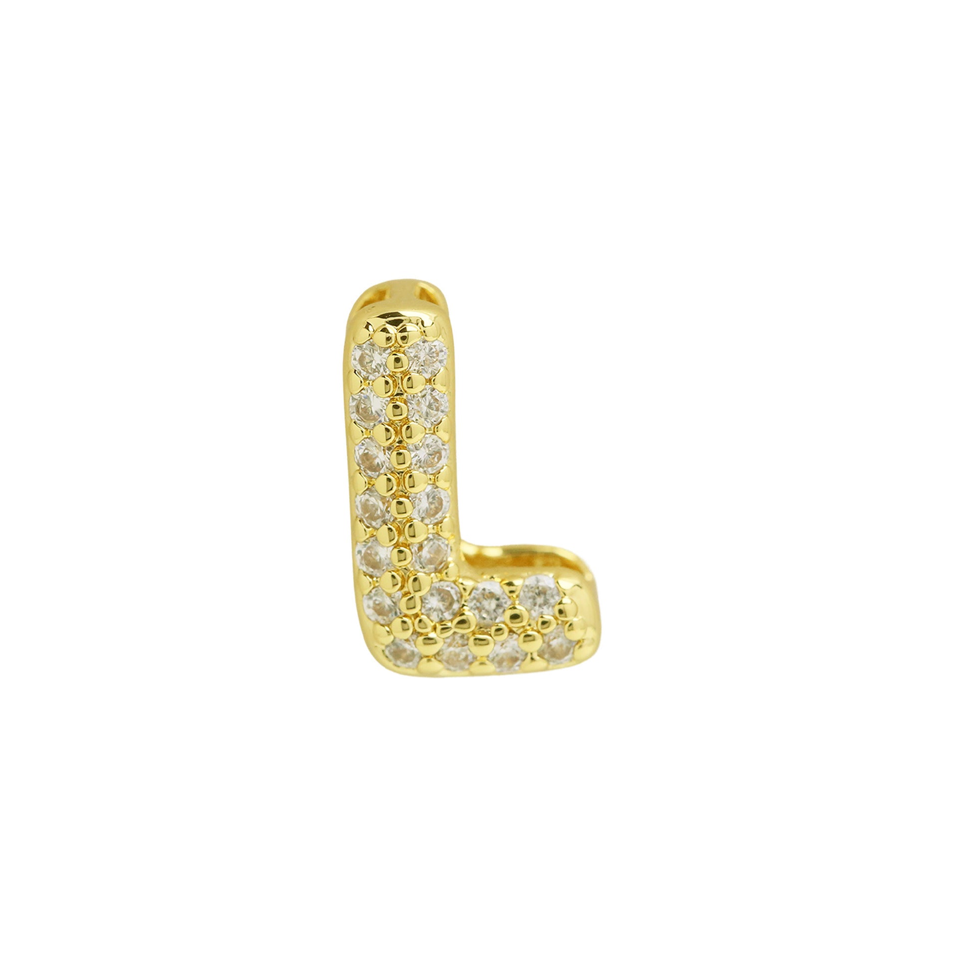 Makinley Bubble Letter Charm - Gold Pendant L [44ECWHVZ]
