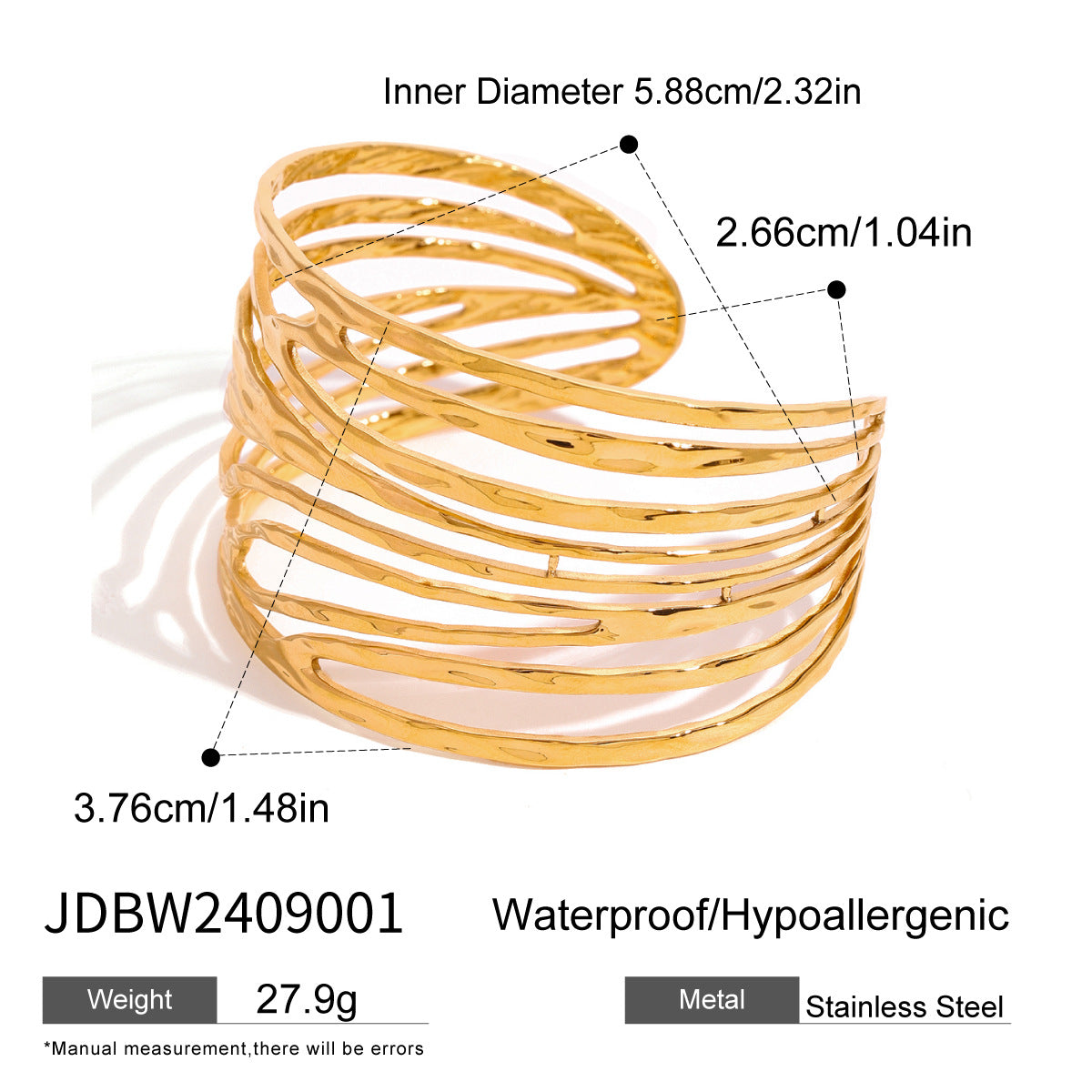 Sammie Luxe Shell Cuff - JDBW2409001 [WZ41NOQV]