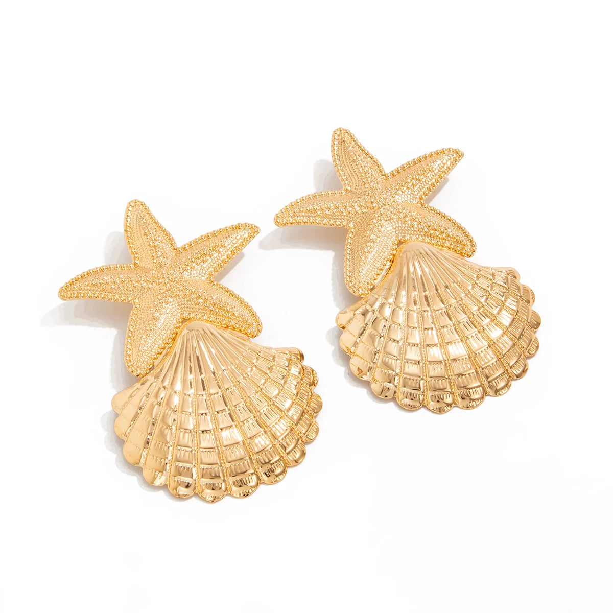 Jaylene Celestial Stud Earrings - Gold