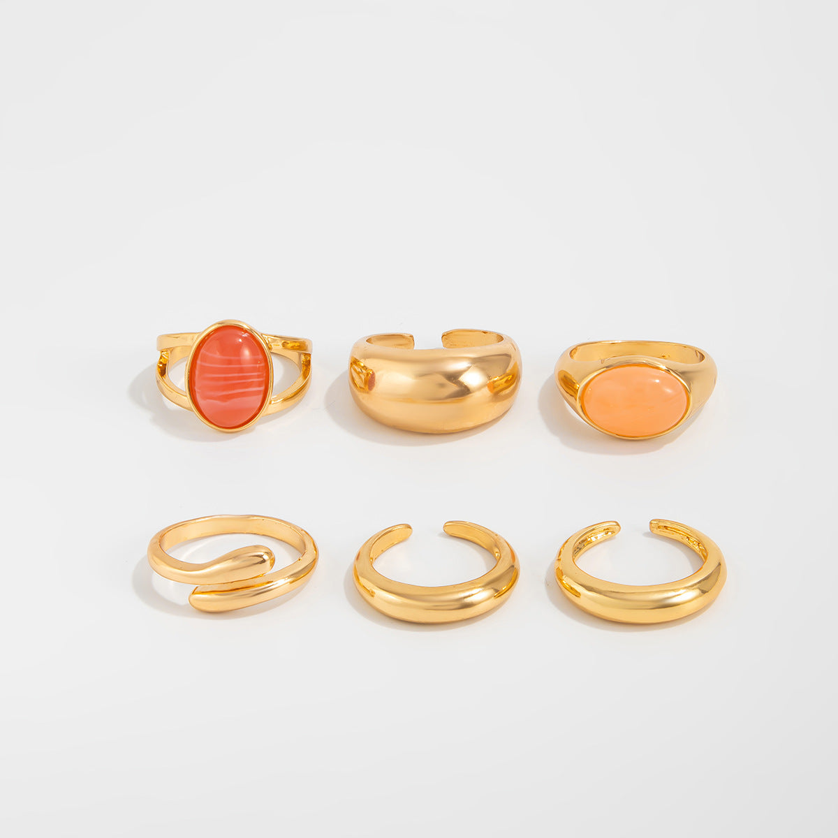 Annalicia Geometric Pearl Ring - Style 6306 - Light Gold [9UWFIVZH]