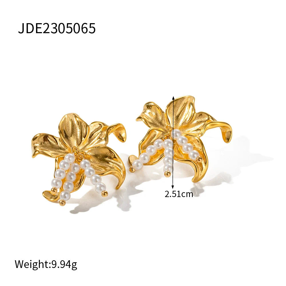 Octavia Starfish Pearl Earrings - JDE2305065