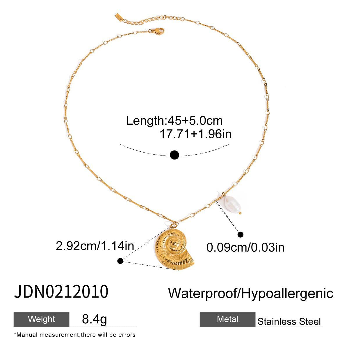 Conley Shell Pendant Necklace - Gold-toned Conch [LWIPLAAW]