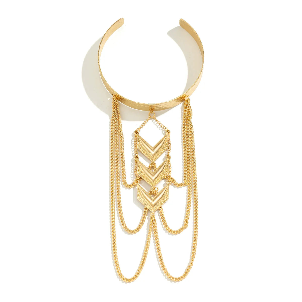 Kamora Serpent Cuff Bracelet - Gold