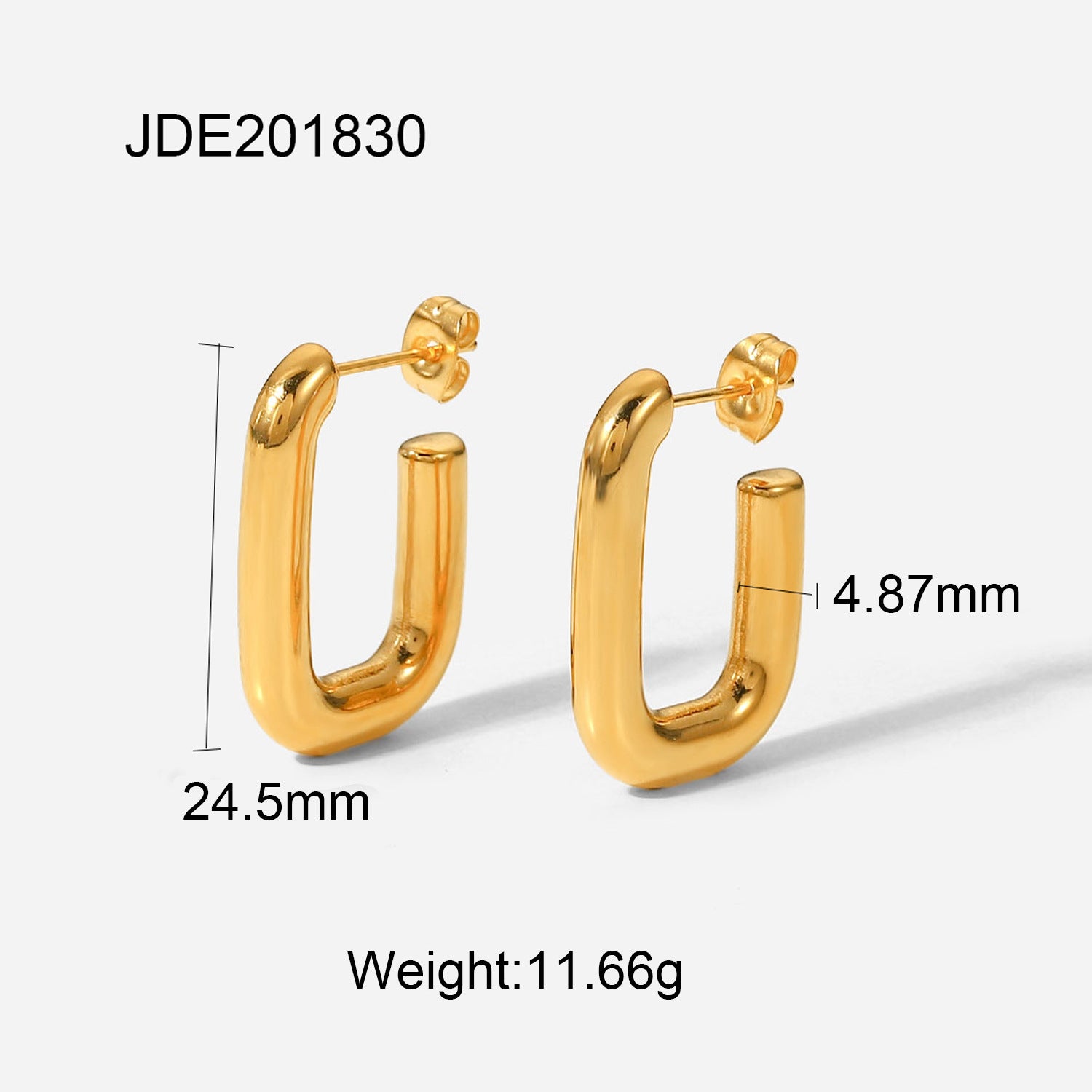 Arwa Geometric Hoop Earrings - JDE201830 [ER9I9D43]