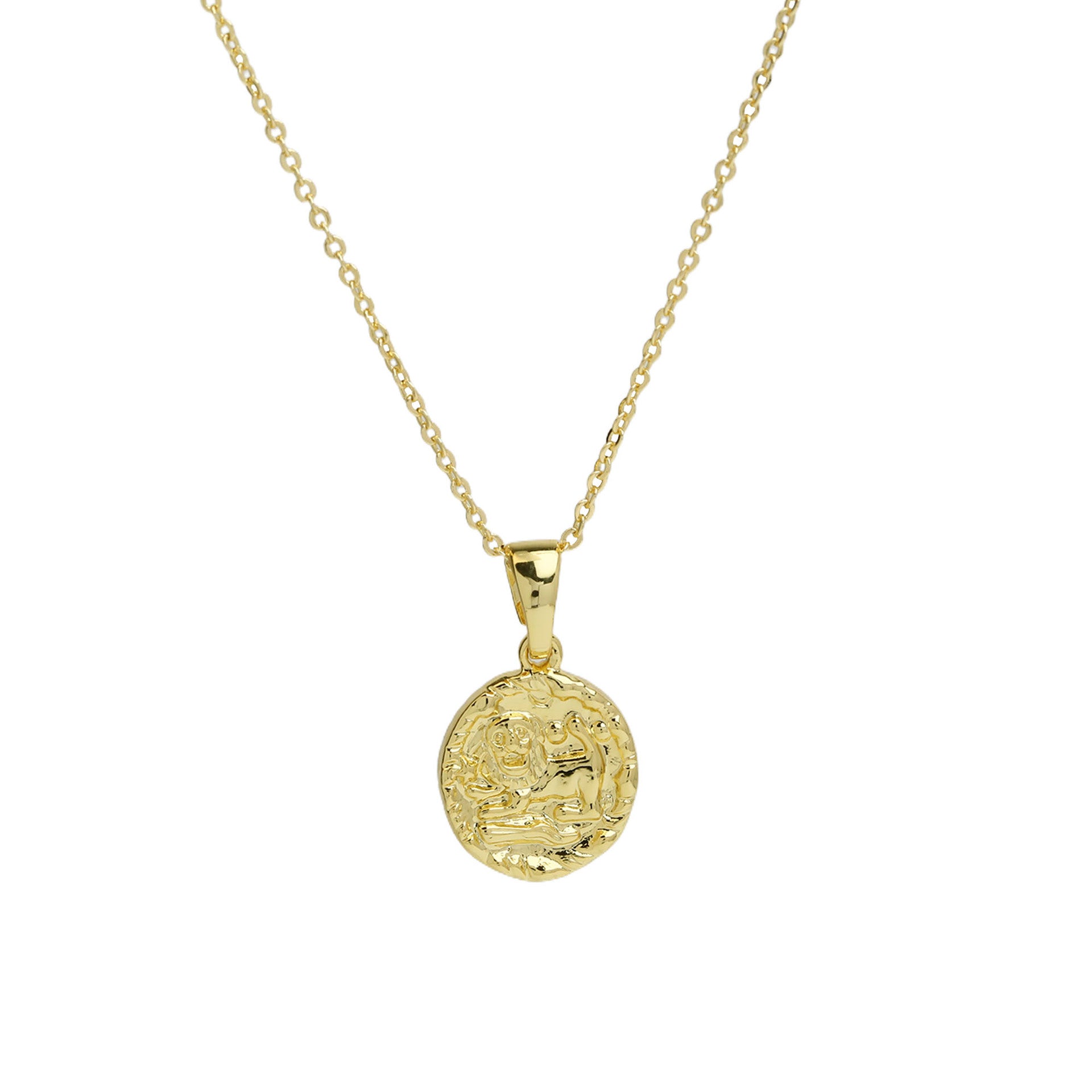 Anayah Zodiac Coin Necklace - Leo [RV1PI6HB]